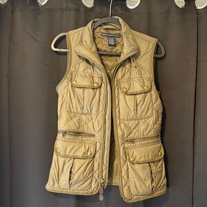 Ralph Lauren Sport Olive Quilted Vest